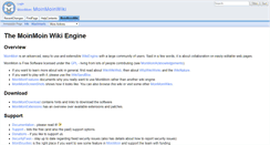 Desktop Screenshot of moinmoin.wikiwikiweb.de
